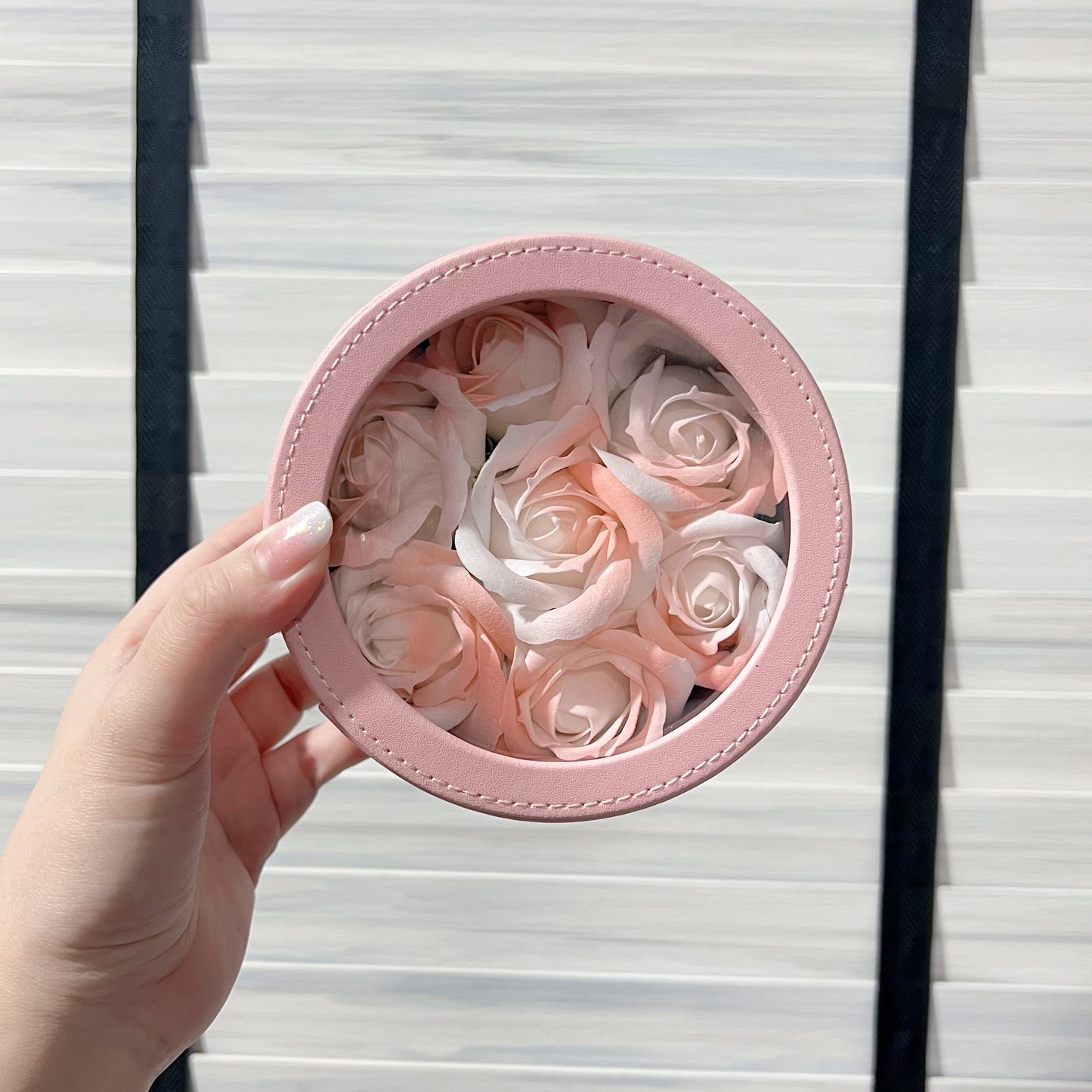 Bloom Box with Soap Roses